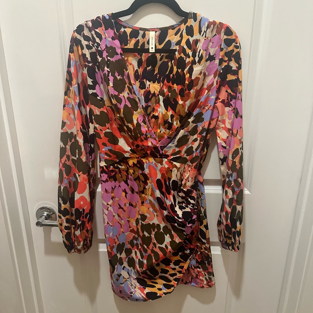 Tyche Colorful Abstract Pattern Dress
